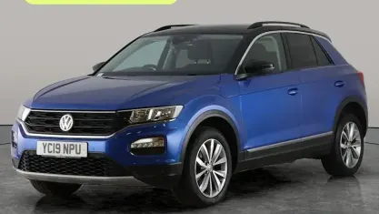 Used VW T-Roc Design 116 HP (85 kW) 2019 Blue SUV
