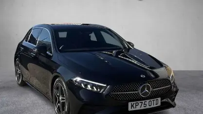 Used Mercedes A200 AMG line 163 HP (119 kW) 2025 Black Hatchback