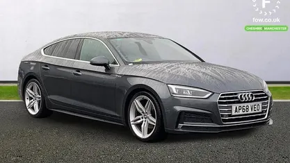 Used Audi A5 Sportback S-Line 150 HP (110 kW) 2019 Grey Hatchback