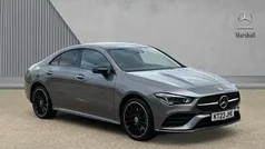 Mountain grey metallic Used 2023 Mercedes CLA250e AMG Line Premium Plus Sedan | £27,074 (Fair price)