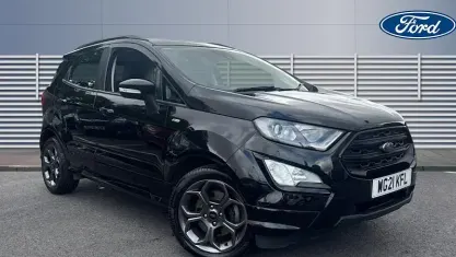 Used Ford Ecosport ST-Line 125 HP (91 kW) 2021 Black SUV