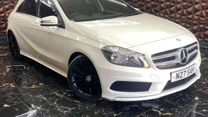 Used Mercedes A180 AMG 109 HP (80 kW) 2015 White Hatchback