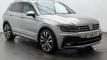 Used VW Tiguan R-line 150 HP (110 kW) 2018 Silver SUV