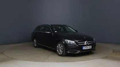 Used Mercedes C200 184 HP (135 kW) 2015 Black Estate