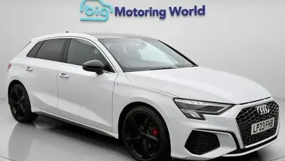 Used Audi A3 Sportback S-Line 110 HP (80 kW) 2023 White Hatchback