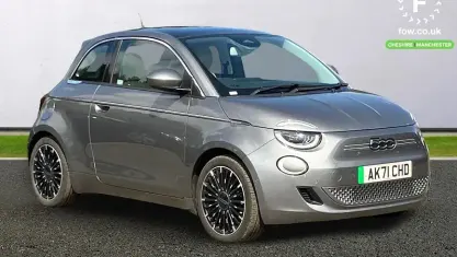 Used Fiat 500e La Prima 86 kW (118 HP) 2021 Grey Hatchback