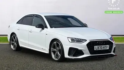 Used Audi A4 Black Edition 150 HP (110 kW) 2020 White Sedan