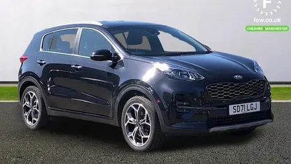 Used Kia Sportage GT-Line 136 HP (100 kW) 2021 Black SUV