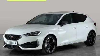Used Cupra Leon 150 HP (110 kW) 2024 White Hatchback