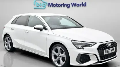 Usado Audi A3 Sportback S-Line 110 CV (80 kW) 2023 Blanco Utilitario