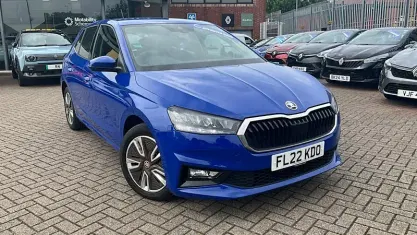 Used Skoda Fabia SE L 110 HP (80 kW) 2022 Blue Hatchback