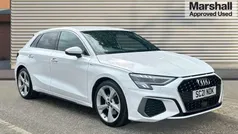 White Used 2021 Audi A3 S-Line Hatchback | £17,827 (Fair price)
