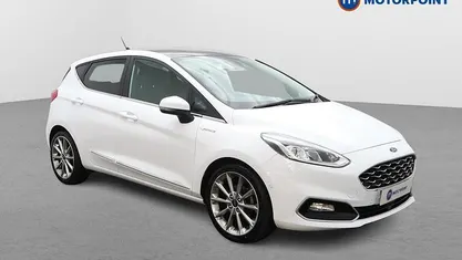 Begagnad Ford Fiesta Vignale 125 HK (91 kW) 2020 Vit Halvkombi