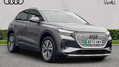 Grey Used 2023 Audi Q4 e-tron Sport SUV | £27,546 (Fair price)