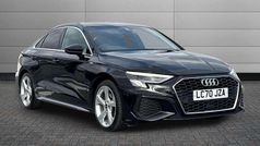 Black Used 2020 Audi A3 S-Line Sedan | £19,695 (Fair price)