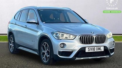 Begagnad BMW X1 xLine 231 HK (169 kW) 2018 Silver SUV