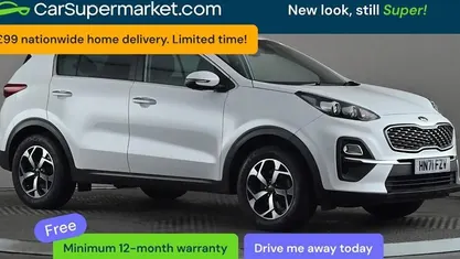 Used Kia Sportage 136 HP (100 kW) 2021 White SUV