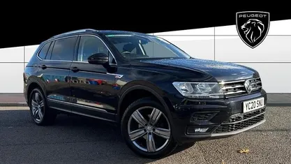 Black Used 2020 VW Tiguan Allspace Match SUV | £19,495 (Fair price)
