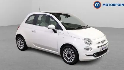 White Used 2021 Fiat 500 Dolcevita Hatchback | £9,699 (Fair price)