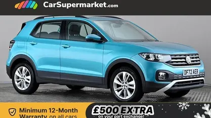 Turquoise Used 2022 VW T-Cross SE SUV | £18,497 (Fair price)