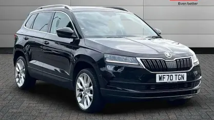 Used Skoda Karoq SE L 150 HP (110 kW) 2021 Black SUV