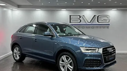 Used Audi Q3 S-Line 150 HP (110 kW) 2016 Blue SUV