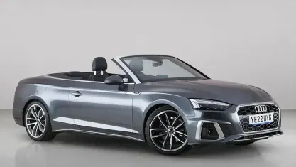Used Audi A5 Cabriolet S-Line 150 HP (110 kW) 2022 Grey Cabriolet