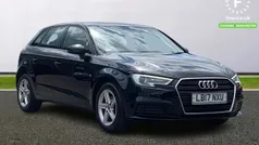 Black Used 2017 Audi A3 Sportback Hatchback | £10,399 (Fair price)