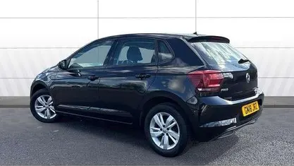 Used VW Polo SE 75 HP (55 kW) 2018 Black Hatchback