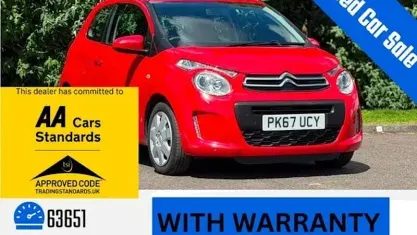 Used Citroën C1 Feel 68 HP (50 kW) 2017 Red Hatchback