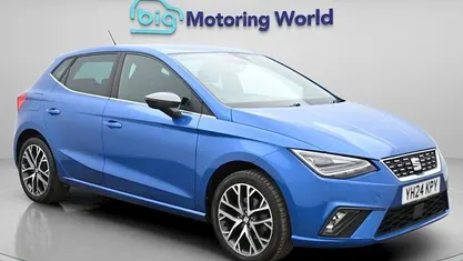 Begagnad Seat Ibiza XCELLENCE 110 HK (80 kW) 2023 Blå Halvkombi