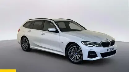 Used BMW 330e M Sport 292 HP (214 kW) 2021 White Estate