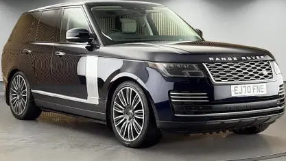 Used Land Rover Range Rover Autobiography 350 HP (257 kW) 2020 Portofino blue SUV