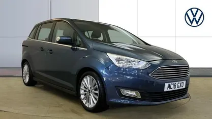 Blue Used 2018 Ford Grand C-Max Titanium MPV | £9,587 (Fair price)