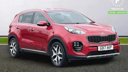 Begagnad Kia Sportage GT-Line 177 HK (130 kW) 2017 Röd SUV