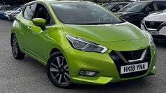 Green Used 2018 Nissan Micra N-Connecta Hatchback | £7,990 (Fair price)