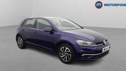 Used VW Golf VII Edition 116 HP (85 kW) 2019 Blue Hatchback