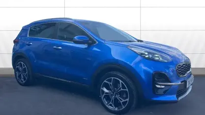 Used Kia Sportage GT-Line 177 HP (130 kW) 2021 Blue SUV