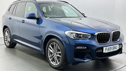 Used BMW X3 M Sport 265 HP (194 kW) 2019 Blue SUV