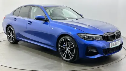 Used BMW 330e M Sport 292 HP (214 kW) 2021 Blue Sedan