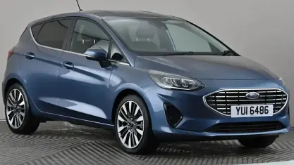 Used Ford Fiesta Titanium X 125 HP (91 kW) 2023 Blue Hatchback