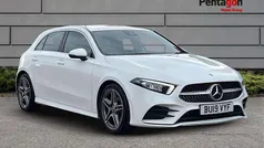 White Used 2019 Mercedes A200 AMG line Hatchback | £15,995 (Fair price)