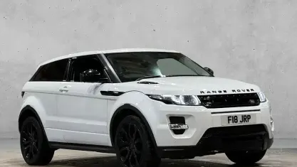 Begagnad Land Rover Range Rover evoque Dynamic 190 HK (139 kW) 2015 Vit Sportkupé