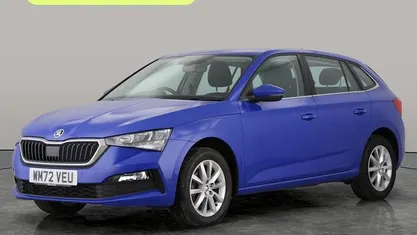 Used Skoda Scala SE Technology 110 HP (80 kW) 2023 Blue Hatchback