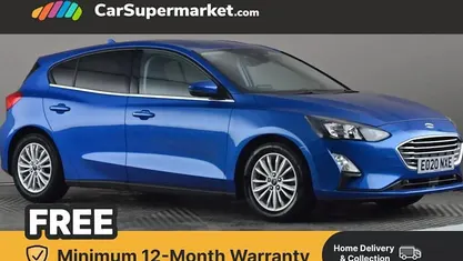Blue Used 2020 Ford Focus Titanium Hatchback | £11,697 (Fair price)