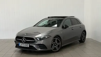Used Mercedes A250 AMG line 224 HP (164 kW) 2022 Grey Hatchback