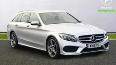 Silver Used 2018 Mercedes C220 AMG line Estate | £16,799 (Fair price)