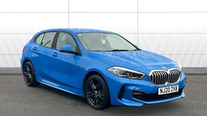 Used BMW 118 M Sport 140 HP (102 kW) 2020 Blue Hatchback