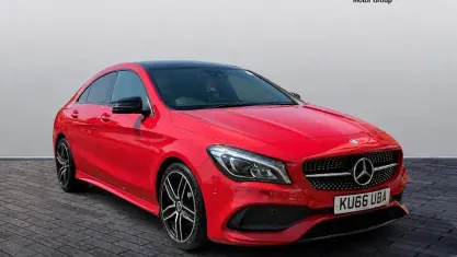 Used Mercedes CLA220 Shooting Brake AMG line 177 HP (130 kW) 2018 Red Estate