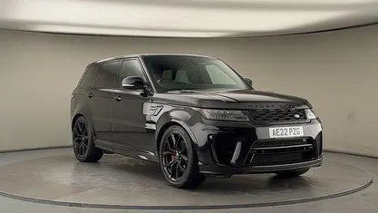 Black Used 2021 Land Rover Range Rover Sport SVR SUV | £55,000 (Fair price)